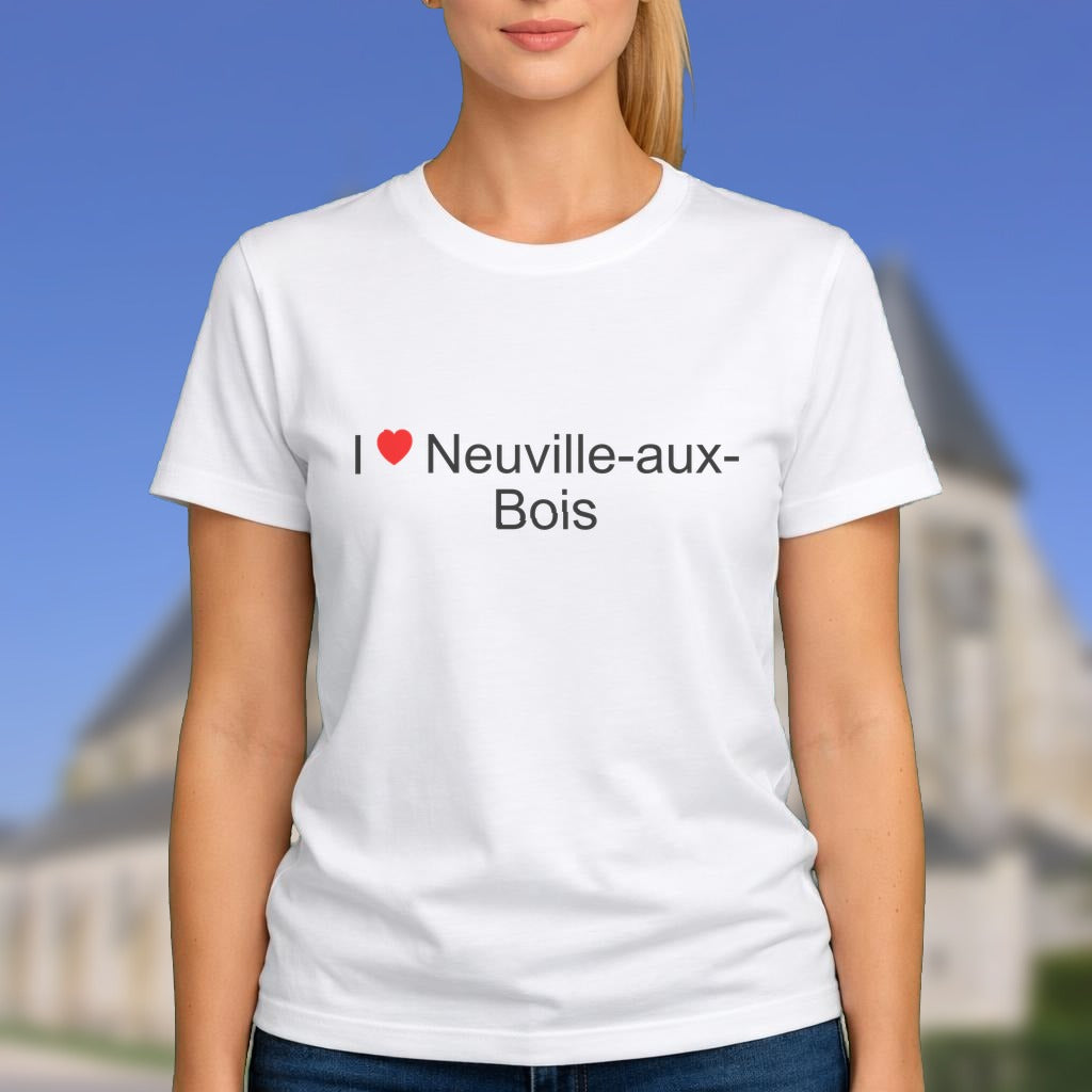 T-shirt I love Neuville-aux-Bois