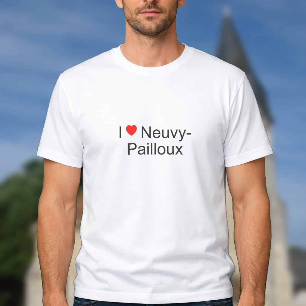 T-shirt I love Neuvy-Pailloux