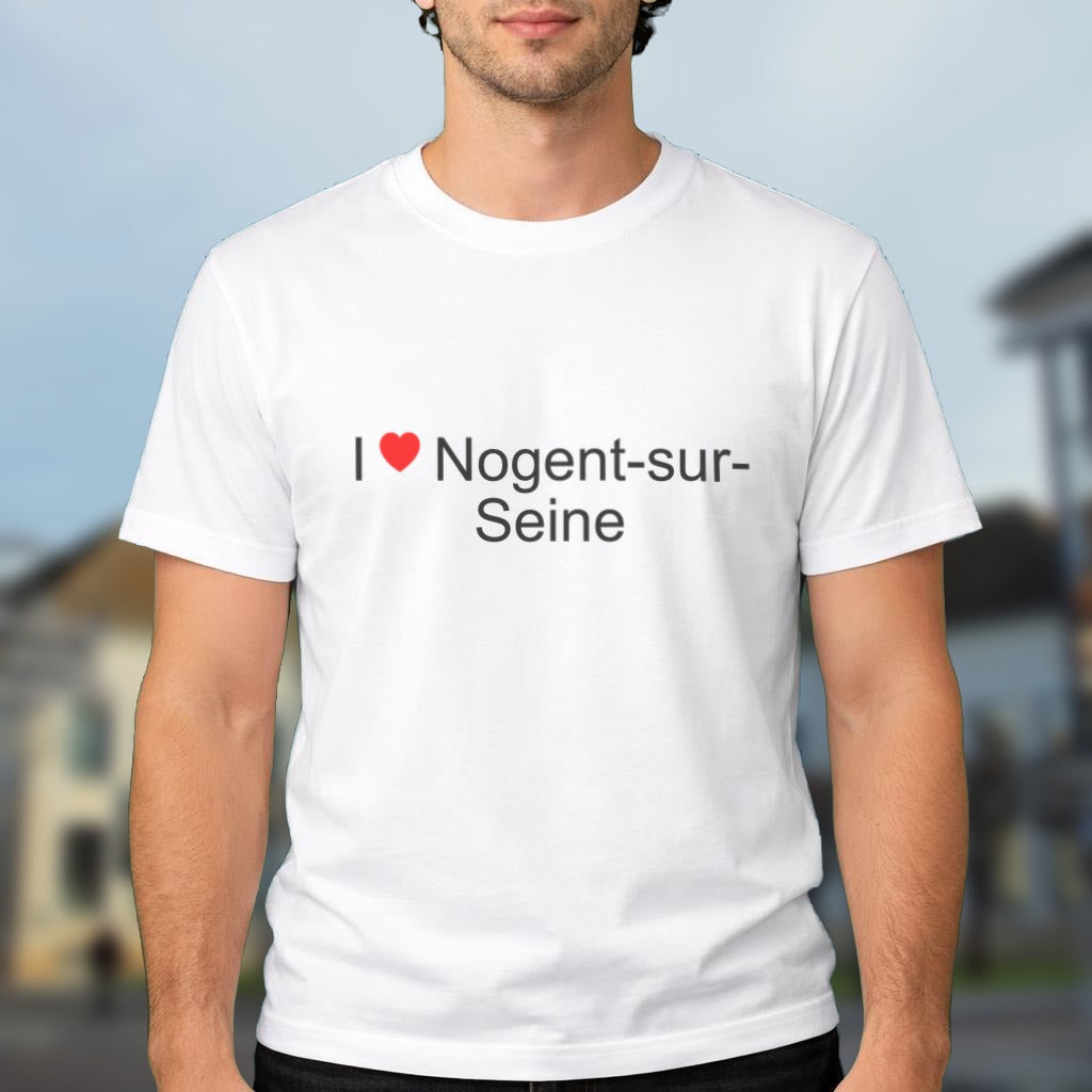 T-shirt I love Nogent-sur-Seine porté