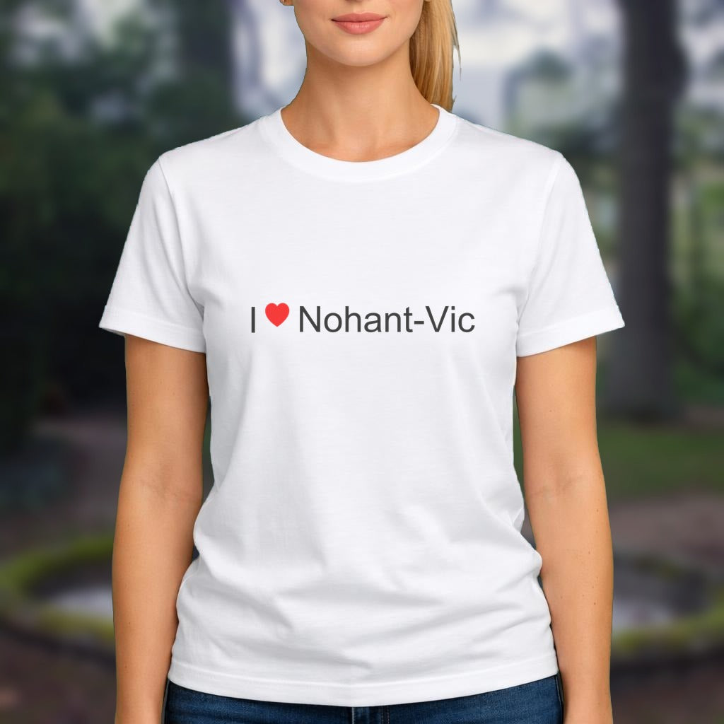 T-shirt I love Nohant-Vic