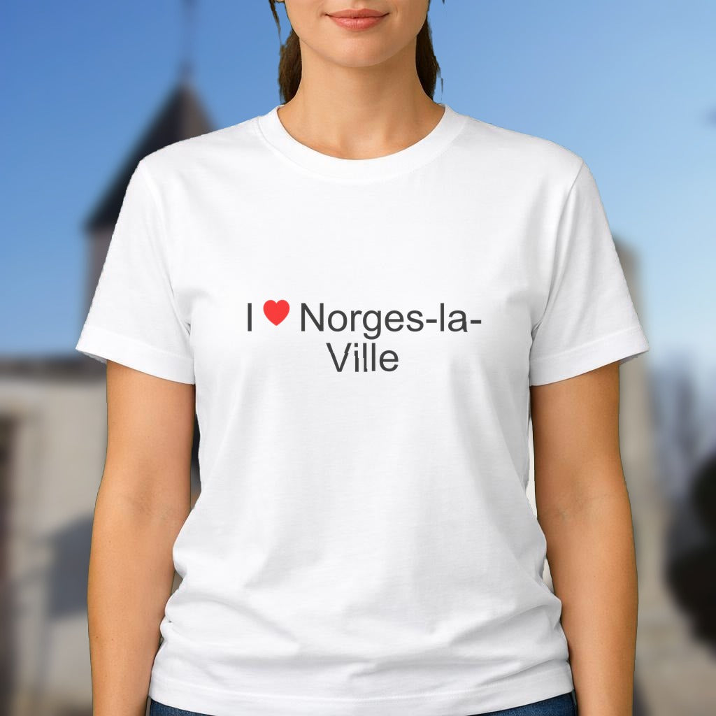 T-shirt I love Norges-la-Ville