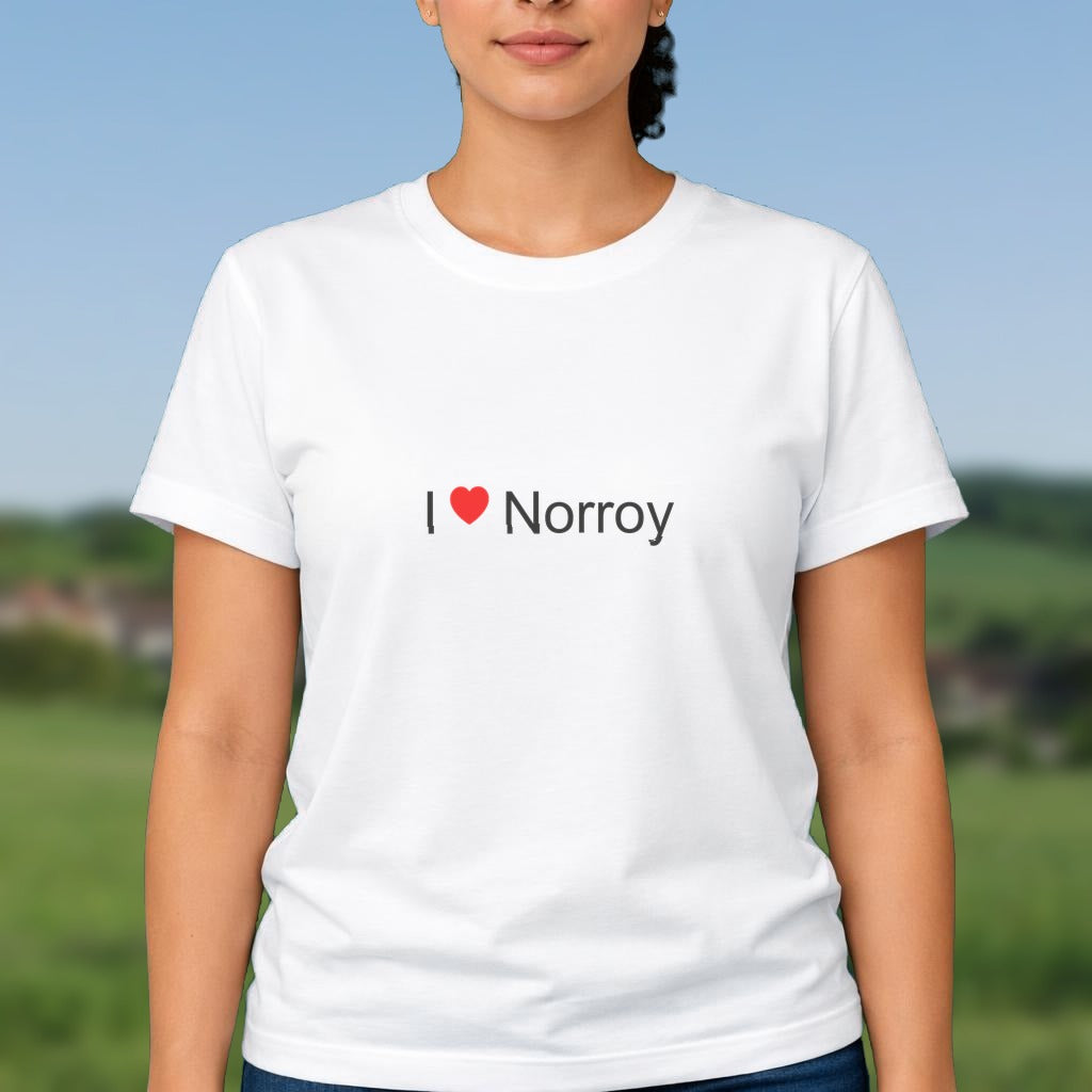 T-shirt I love Norroy