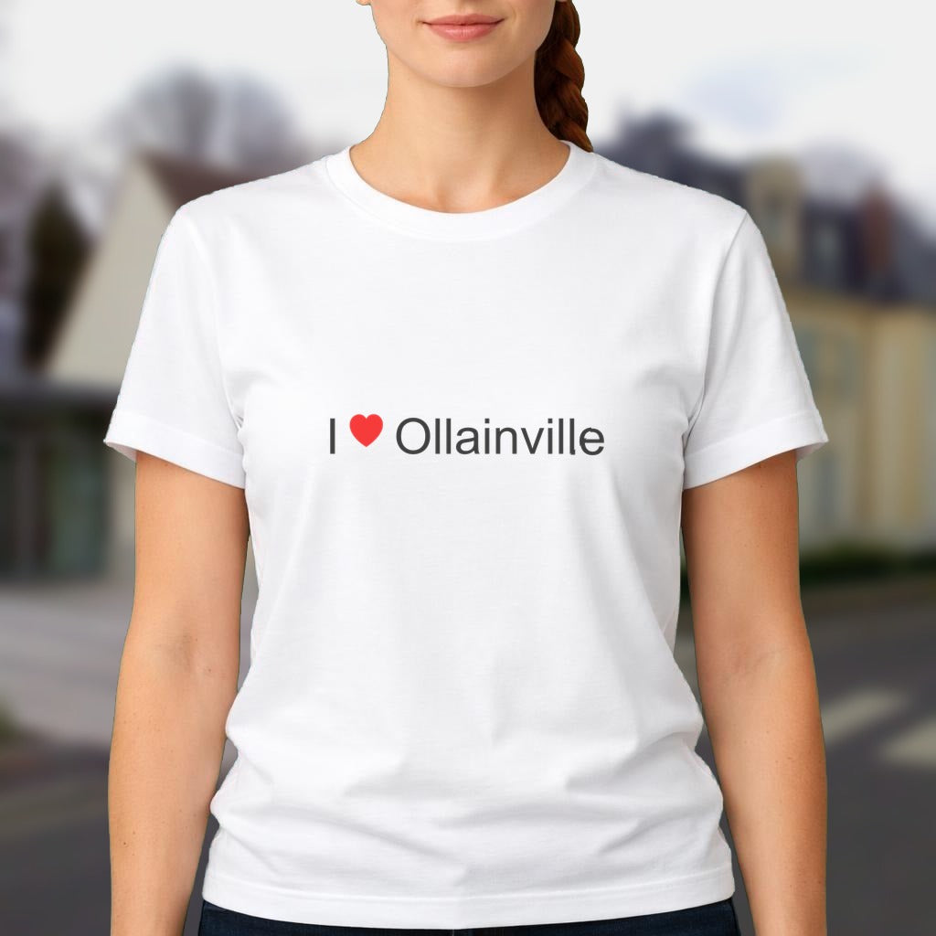 T-shirt I love Ollainville