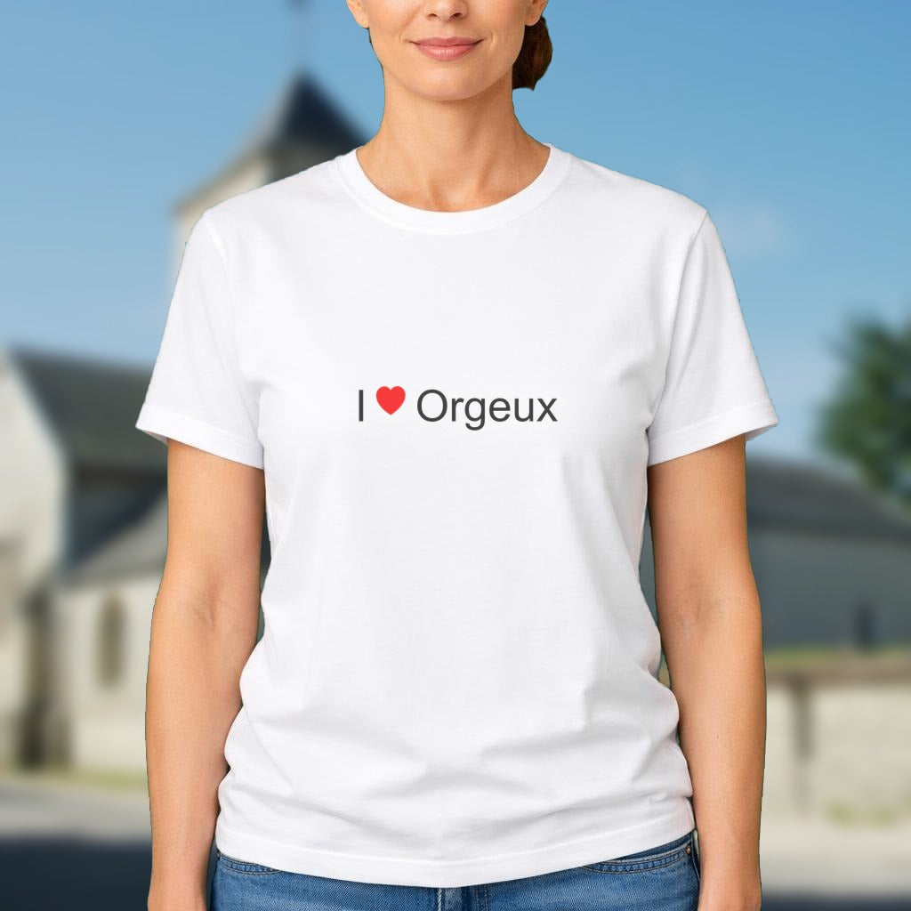 T-shirt I love Orgeux
