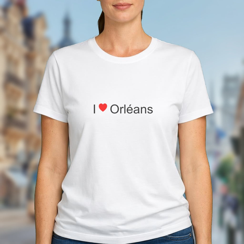 T-shirt I love Orléans