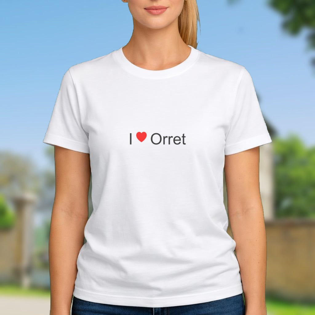 T-shirt I love Orret