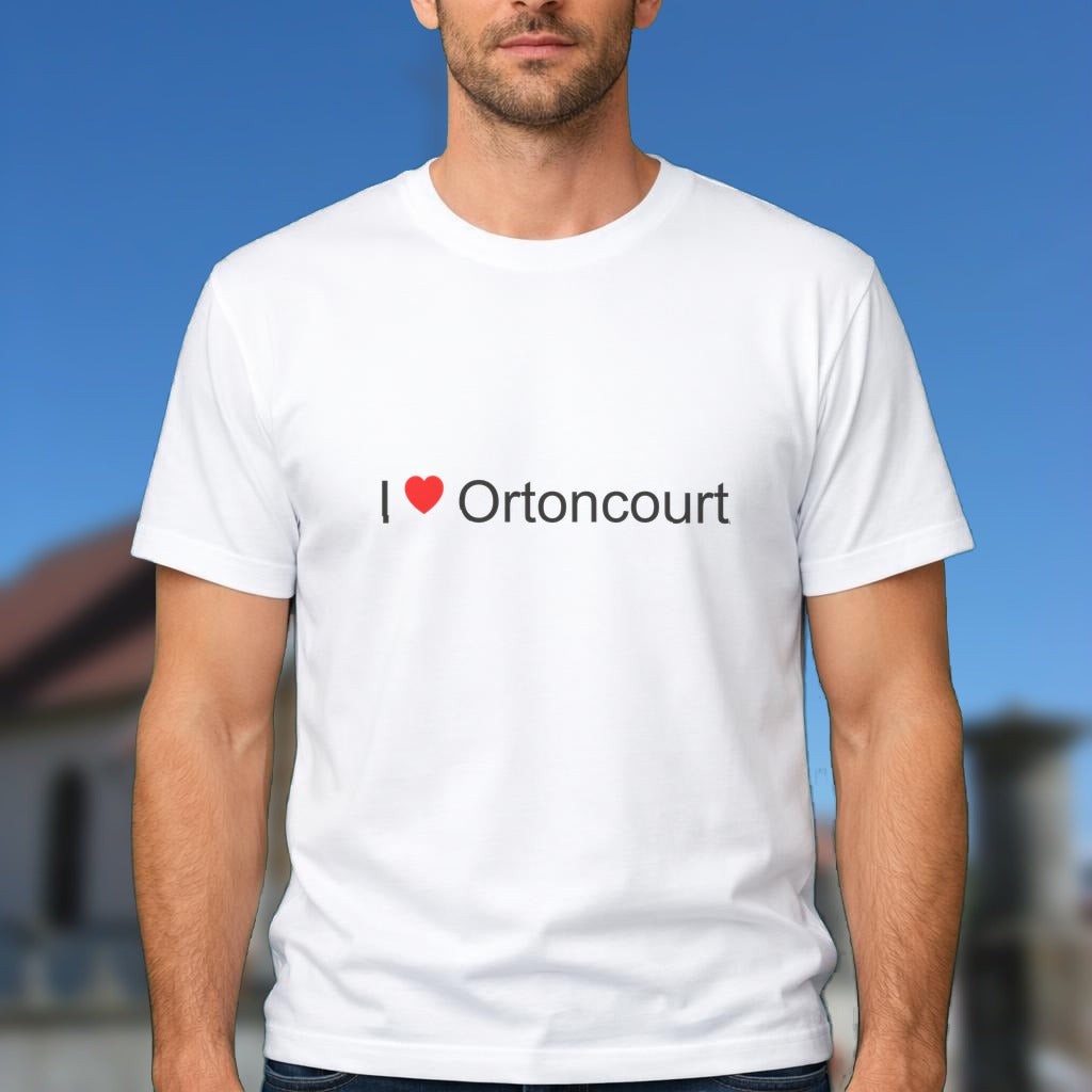 T-shirt I love Ortoncourt