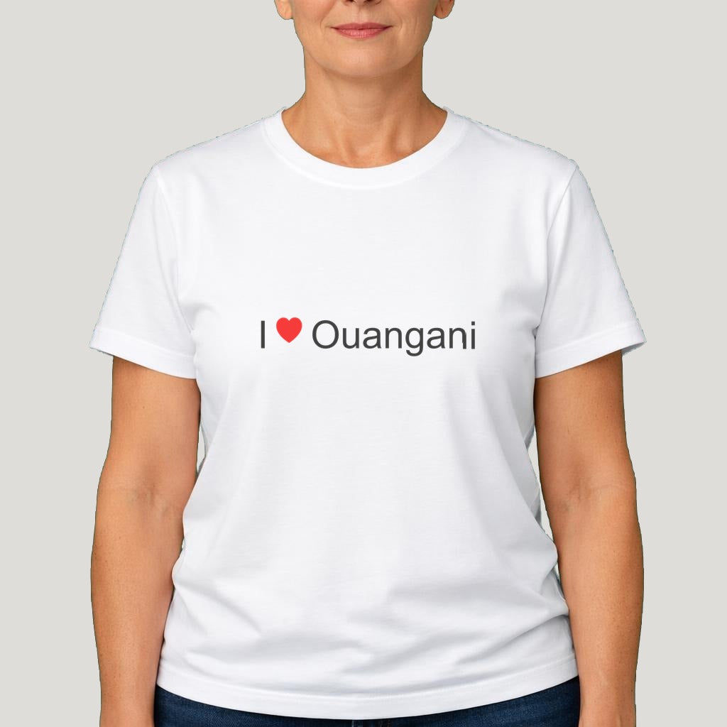T-shirt I love Ouangani
