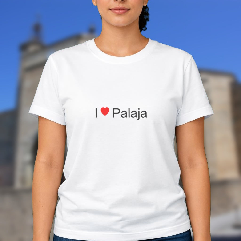 T-shirt I love Palaja porté