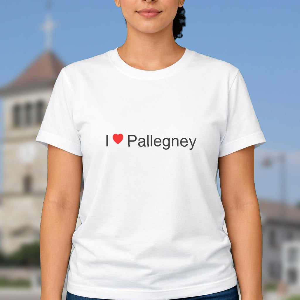 T-shirt I love Pallegney