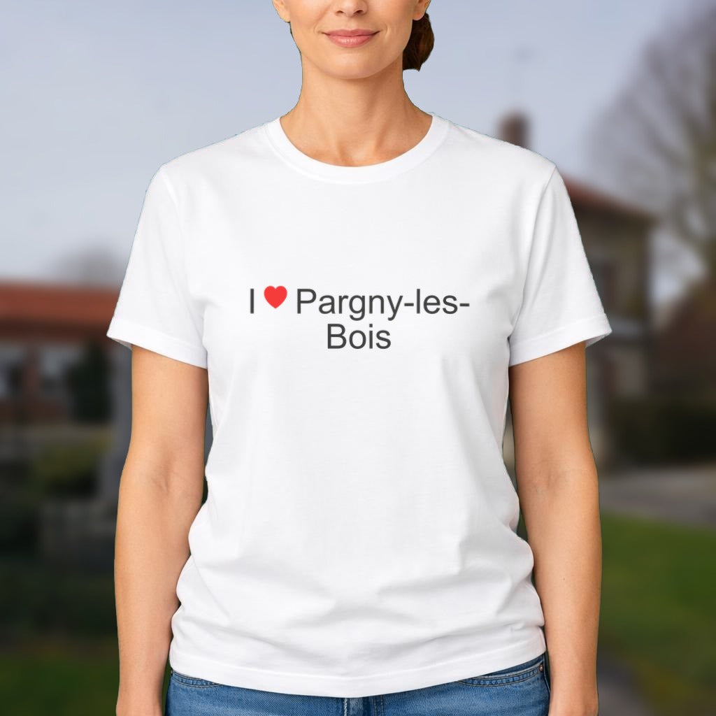 T-shirt I love Pargny-les-Bois porté