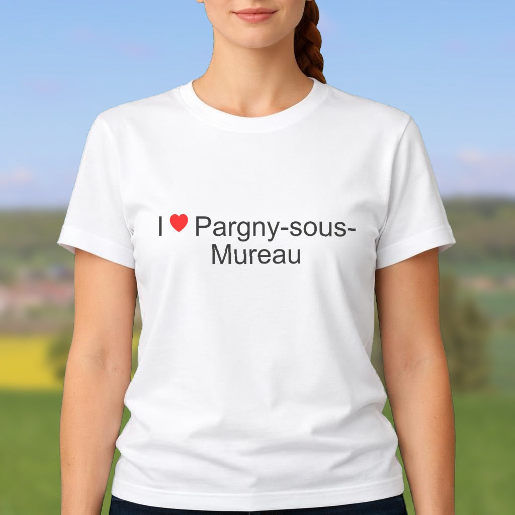 T-shirt I love Pargny-sous-Mureau