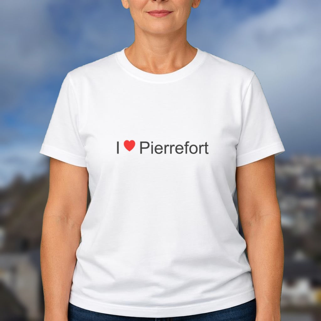 T-shirt I love Pierrefort porté