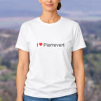 T-shirt I love Pierrevert porté