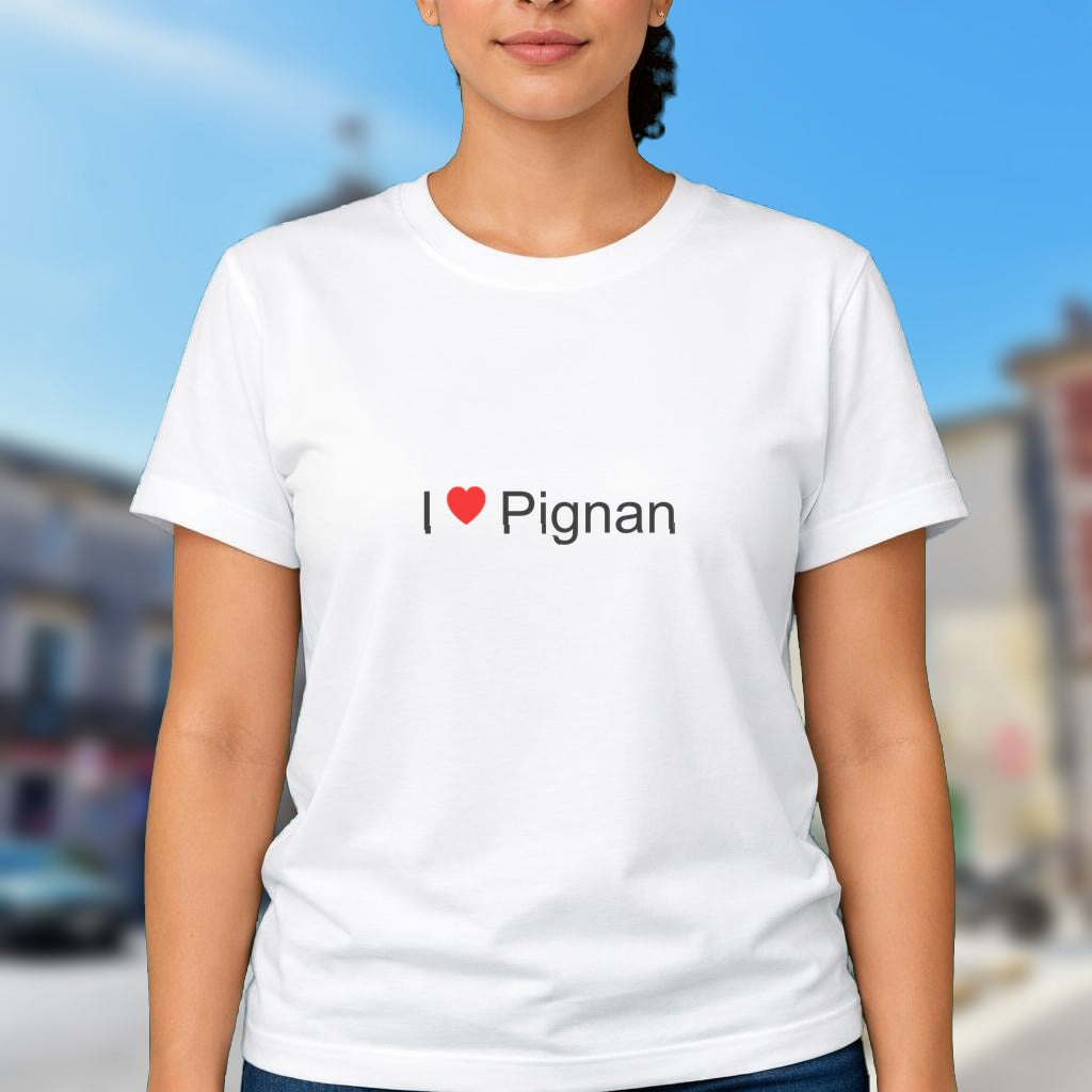 T-shirt I love Pignan