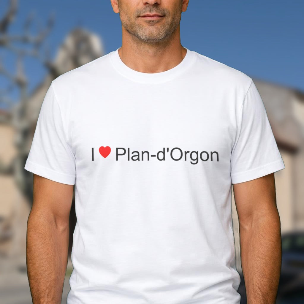 T-shirt I love Plan-d'Orgon porté
