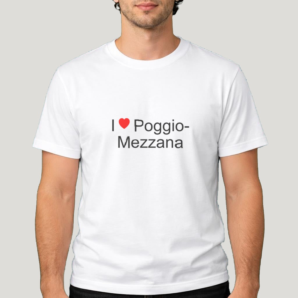 T-shirt I love Poggio-Mezzana