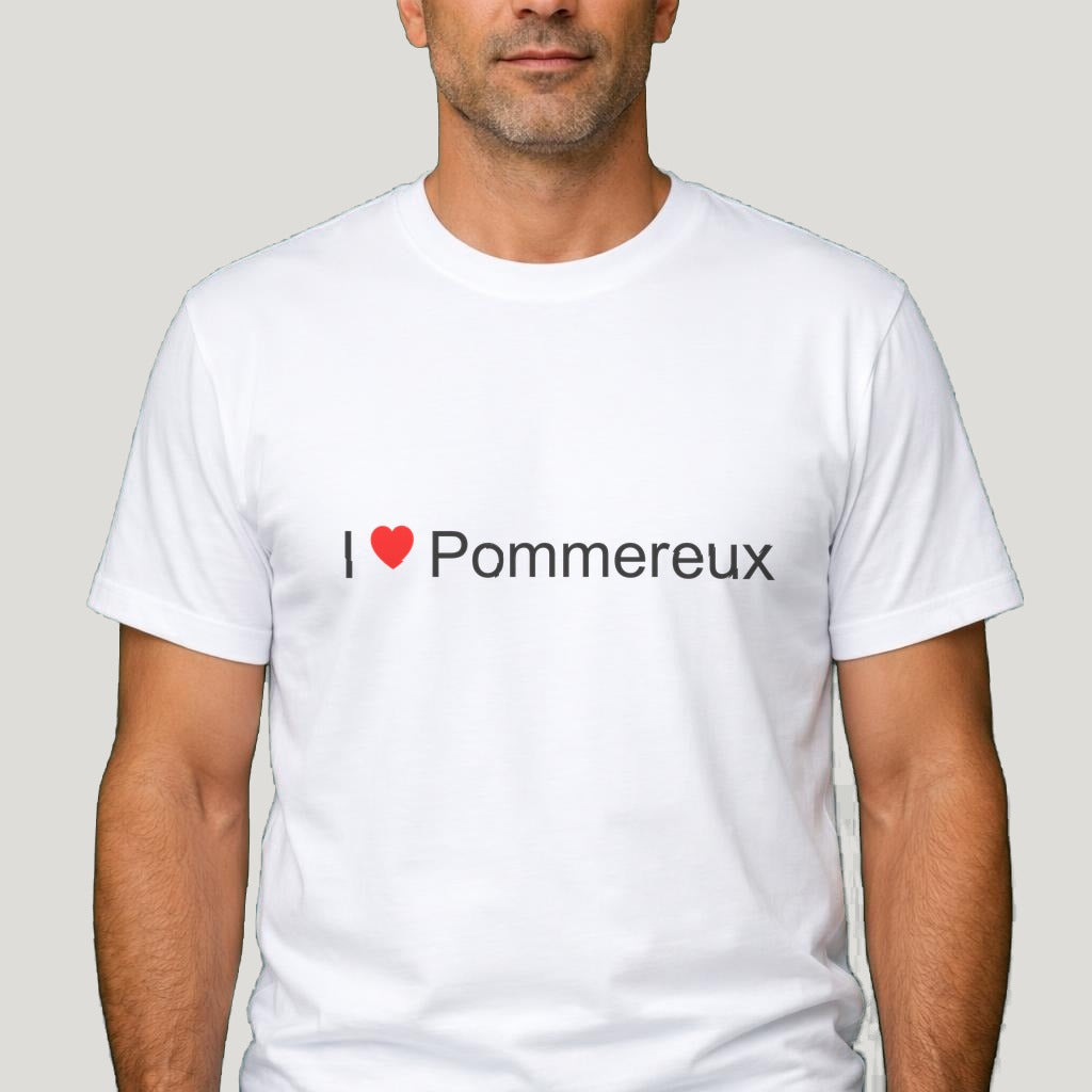 T-shirt I love Pommereux