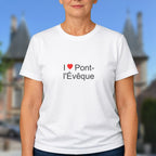 T-shirt I love Pont-l'Évêque (14) porté