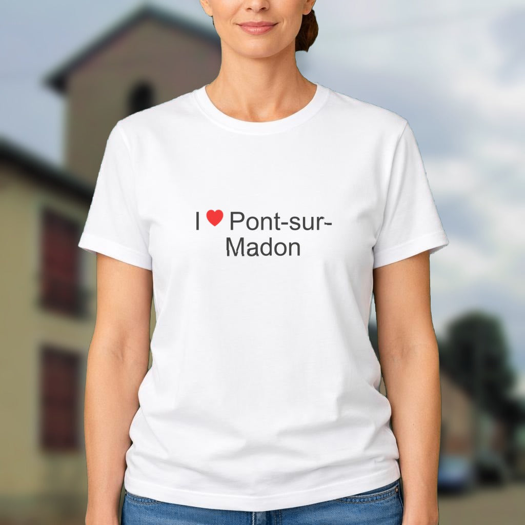 T-shirt I love Pont-sur-Madon