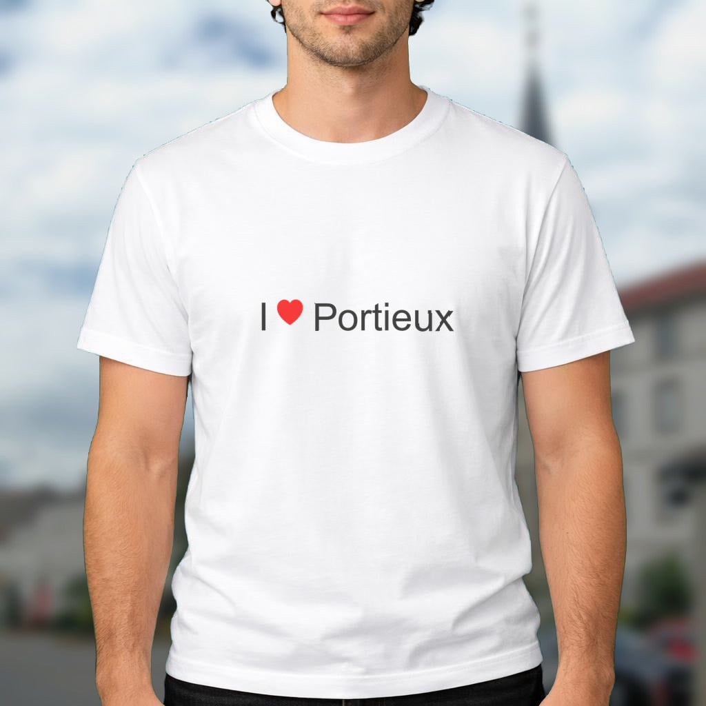 T-shirt I love Portieux