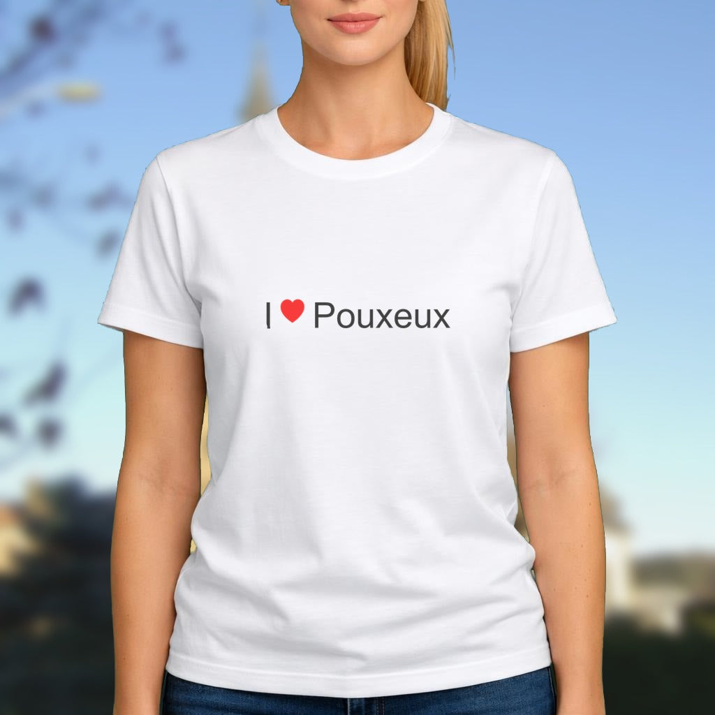 T-shirt I love Pouxeux