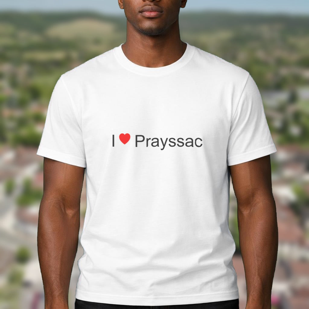 T-shirt I love Prayssac