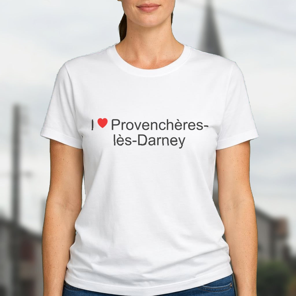 T-shirt I love Provenchères-lès-Darney