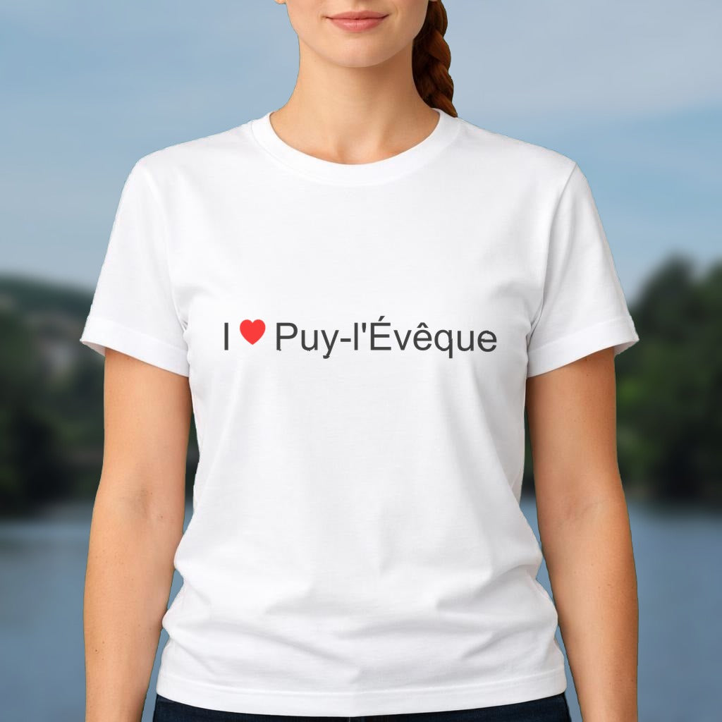 T-shirt I love Puy-l'Évêque