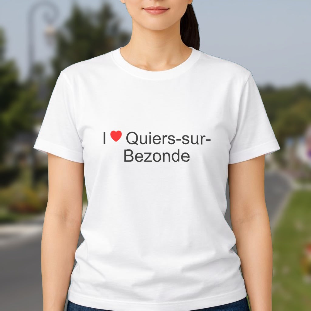 T-shirt I love Quiers-sur-Bezonde