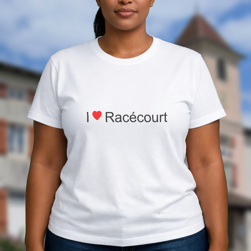 T-shirt I love Racécourt