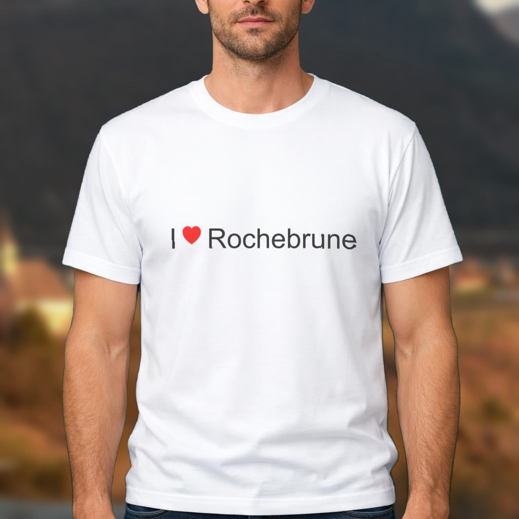 T-shirt I love Rochebrune (05)