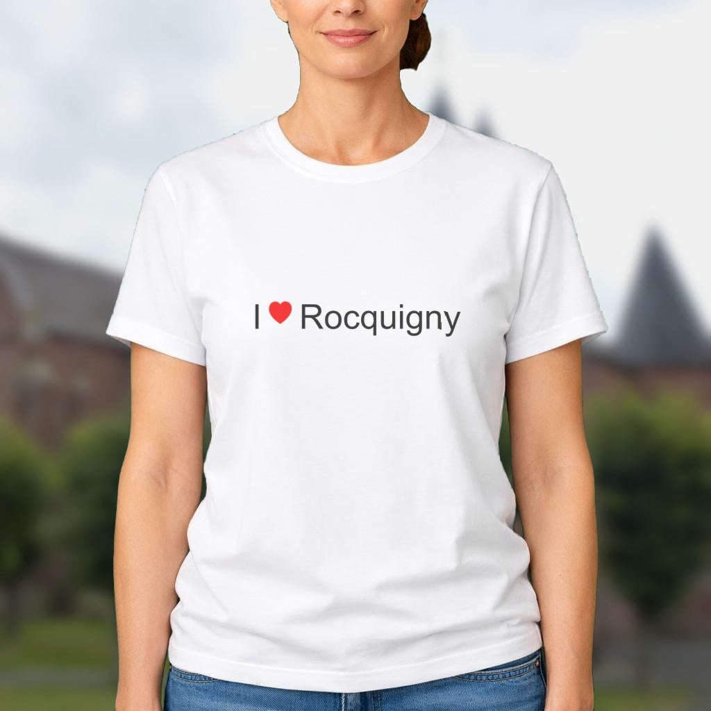 T-shirt I love Rocquigny (08)