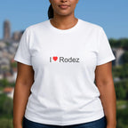 T-shirt I love Rodez porté