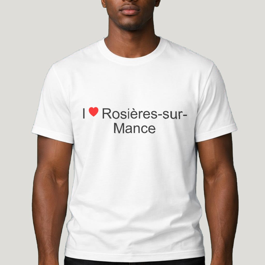 T-shirt I love Rosières-sur-Mance