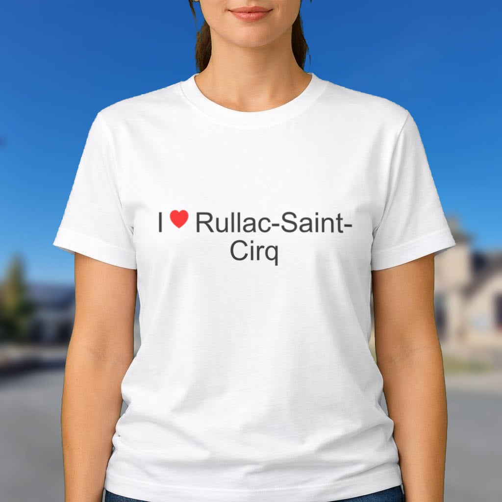 T-shirt I love Rullac-Saint-Cirq porté