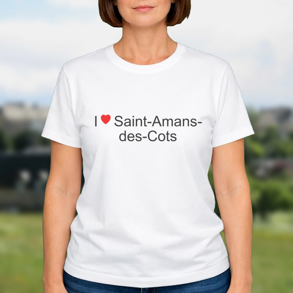T-shirt I love Saint-Amans-des-Cots porté