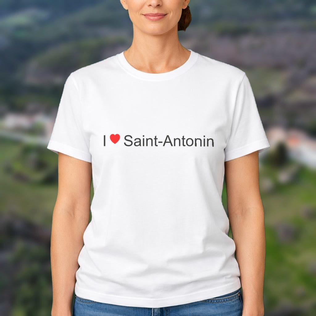 T-shirt I love Saint-Antonin (06)