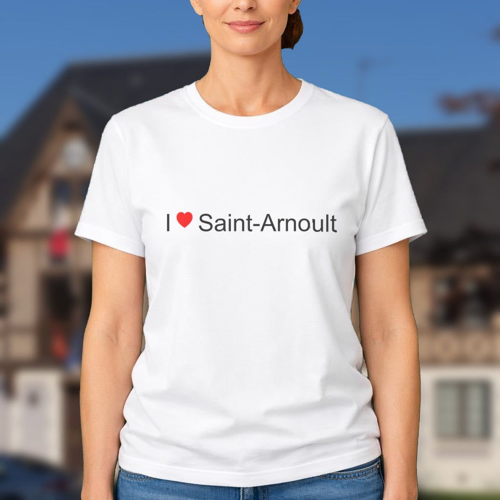 T-shirt I love Saint-Arnoult
