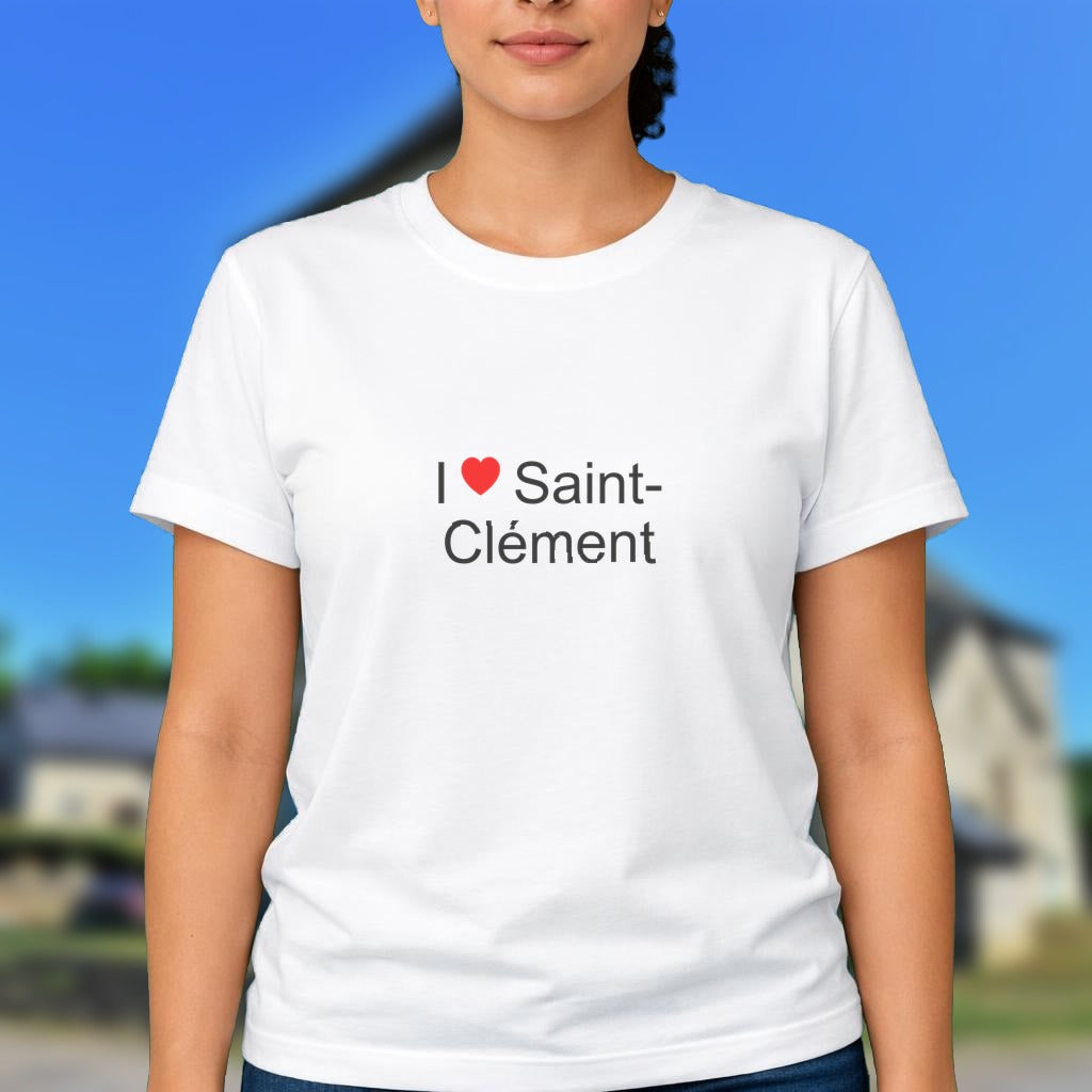 T-shirt I love Saint-Clément (19)