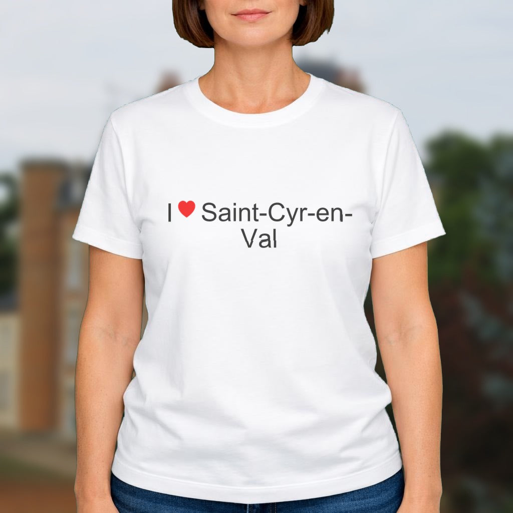 T-shirt I love Saint-Cyr-en-Val