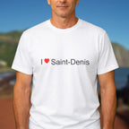 T-shirt I love Saint-Denis porté