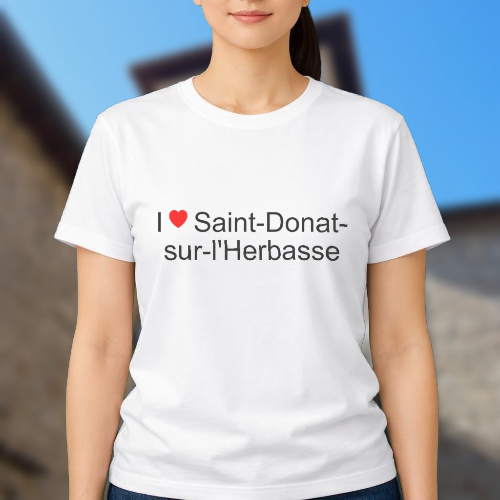 T-shirt I love Saint-Donat-sur-l'Herbasse