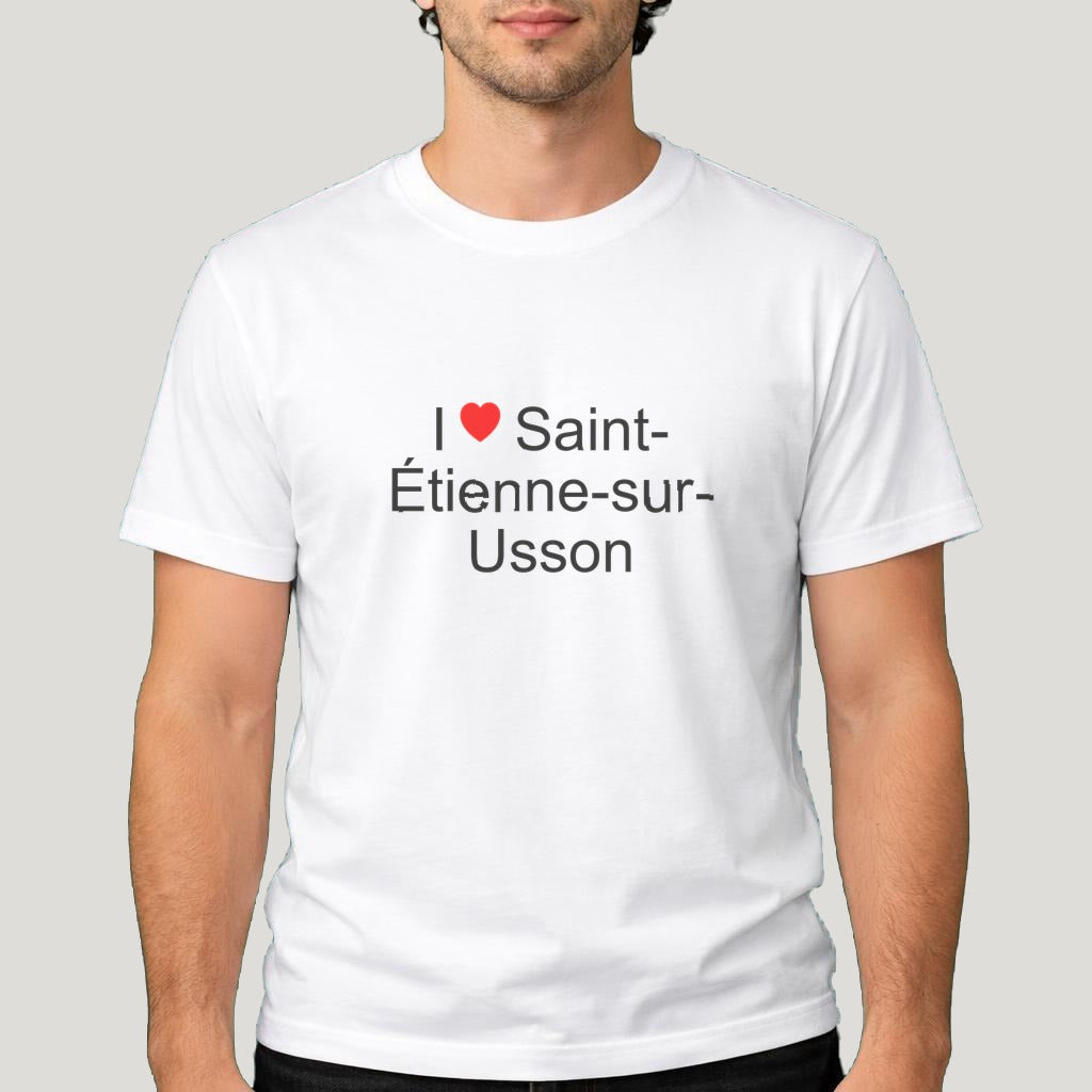 T-shirt I love Saint-Étienne-sur-Usson