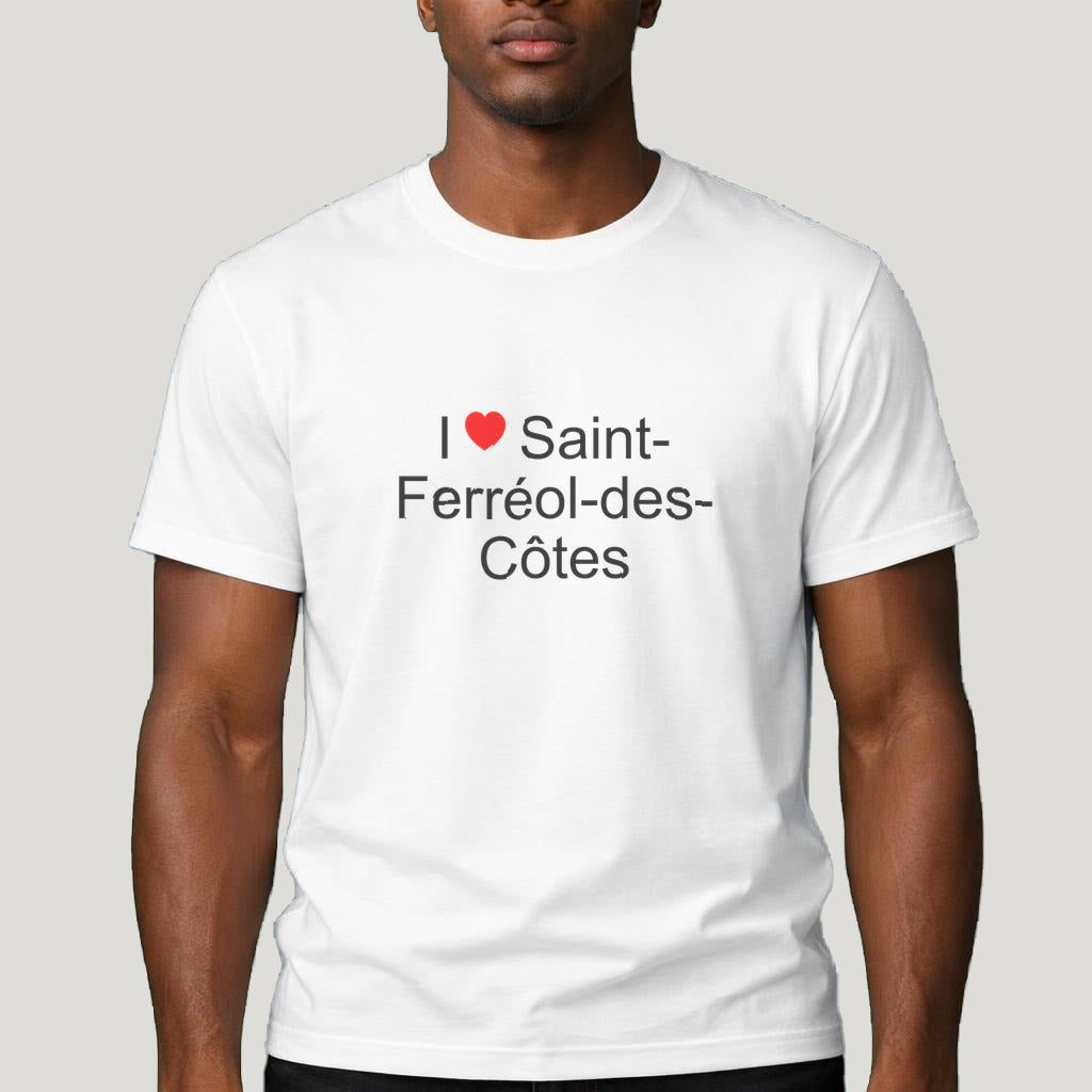 T-shirt I love Saint-Ferréol-des-Côtes