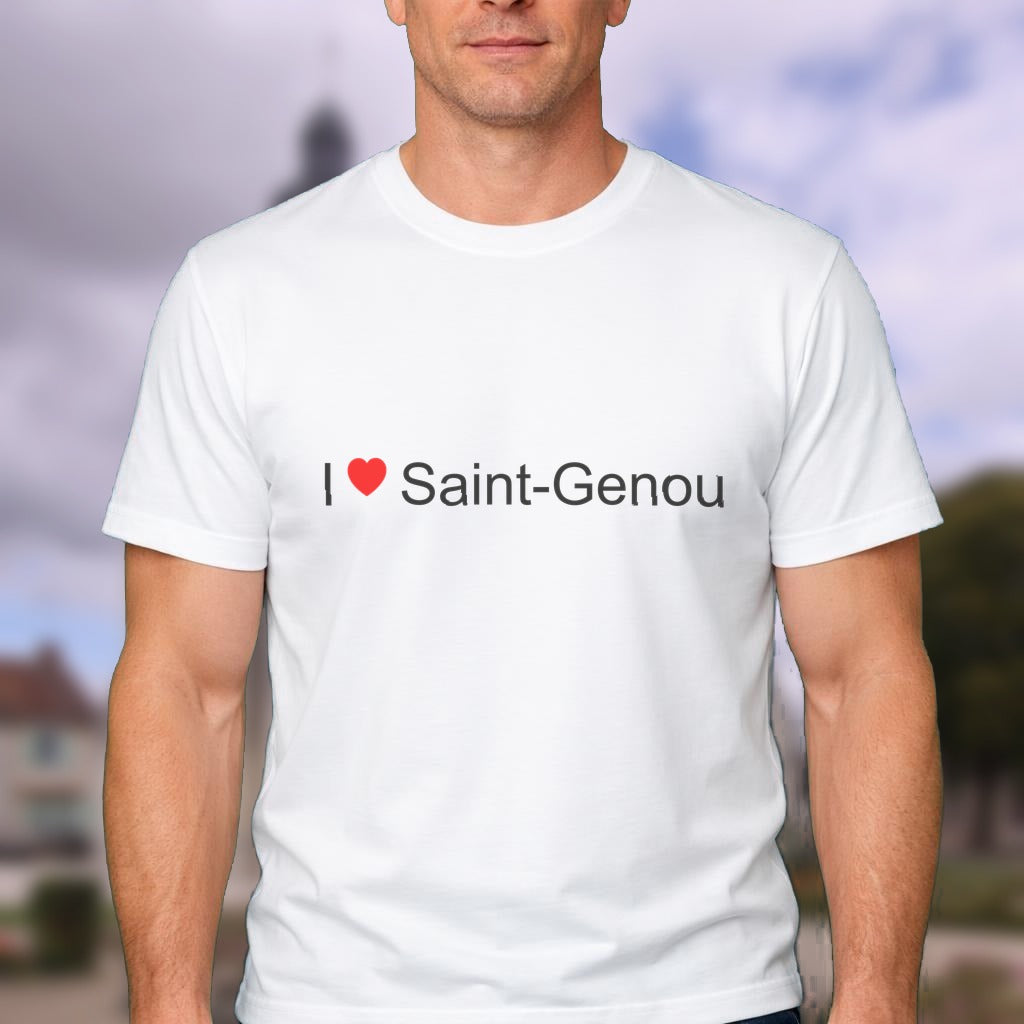 T-shirt I love Saint-Genou