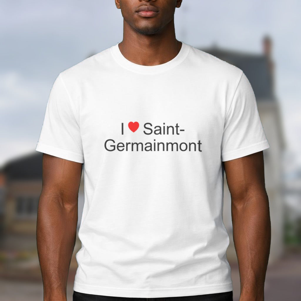 T-shirt I love Saint-Germainmont porté