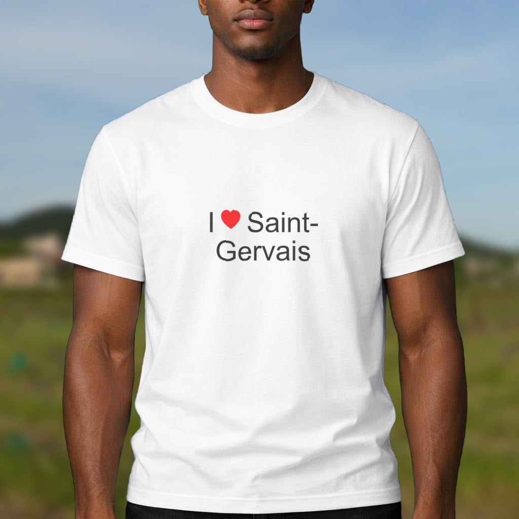 T-shirt I love Saint-Gervais (30)