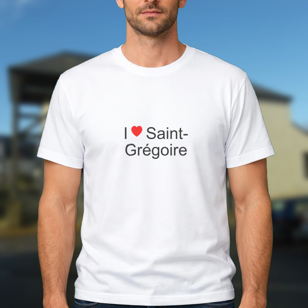 T-shirt I love Saint-Grégoire