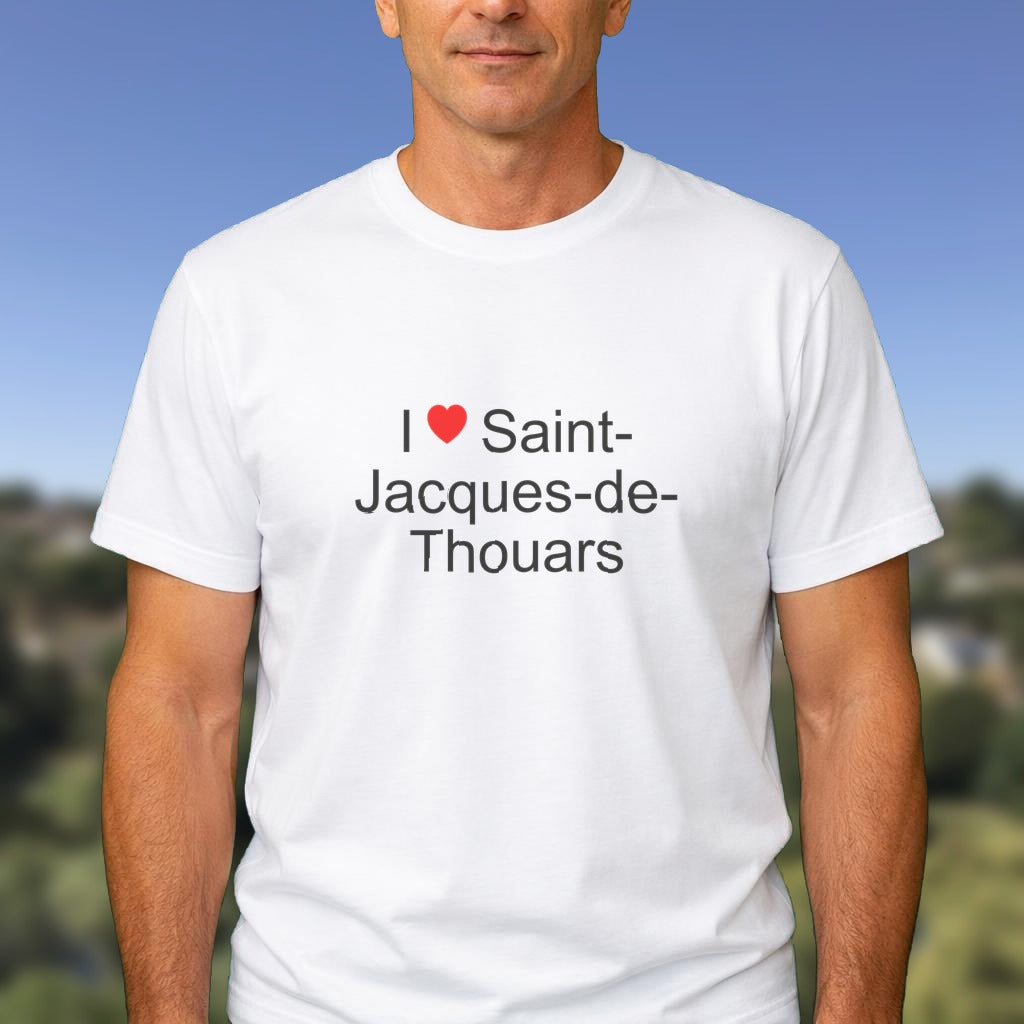T-shirt I love Saint-Jacques-de-Thouars